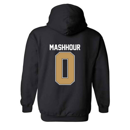 Oakland - NCAA Men's Basketball : Nassim Mashhour - Classic Shersey Hooded Sweatshirt-1