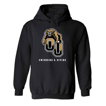Oakland - NCAA Men's Swimming & Diving : Caleb Rohacs - Classic Shersey Hooded Sweatshirt-0