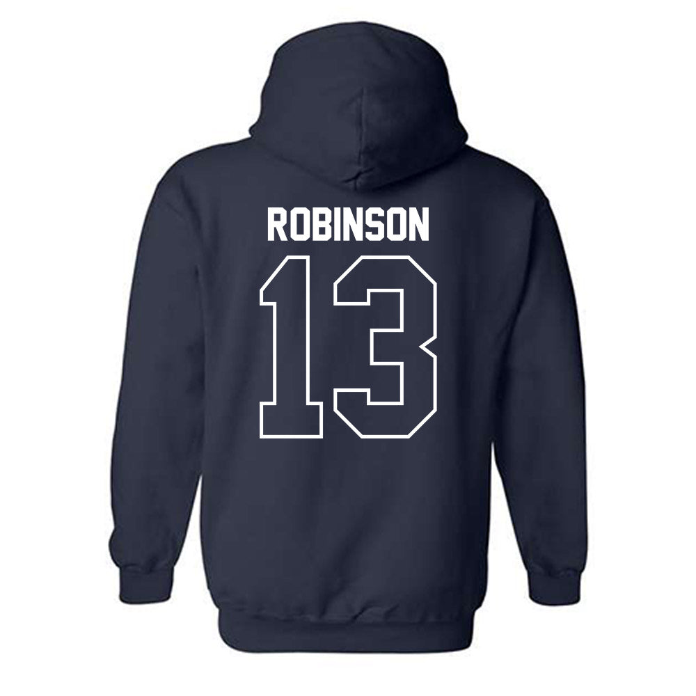 Belmont - NCAA Men's Soccer : Hayden Robinson - Classic Shersey Hooded Sweatshirt-1