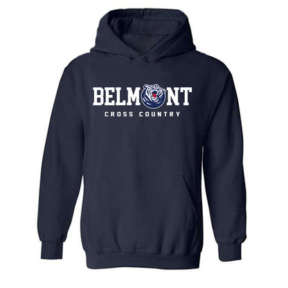 Belmont - NCAA Men's Cross Country : Jesiah Low - Classic Shersey Hooded Sweatshirt-0