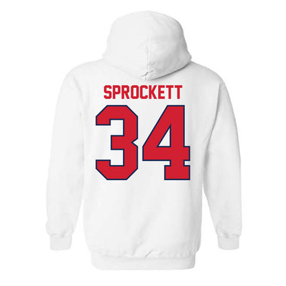 Belmont - NCAA Baseball : Mike Sprockett - Classic Shersey Hooded Sweatshirt-1