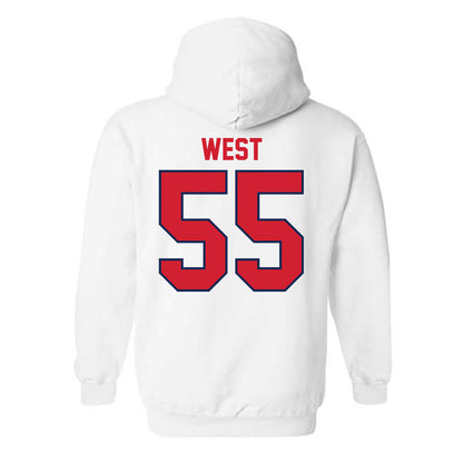 Belmont - NCAA Women's Basketball : Leah West - Classic Shersey Hooded Sweatshirt-1