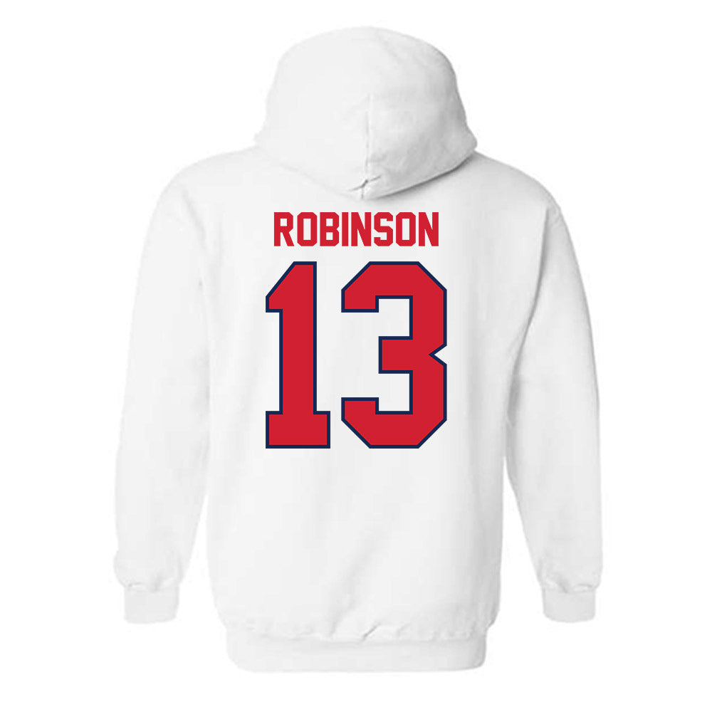 Belmont - NCAA Men's Soccer : Hayden Robinson - Classic Shersey Hooded Sweatshirt-1