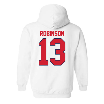 Belmont - NCAA Men's Soccer : Hayden Robinson - Classic Shersey Hooded Sweatshirt-1