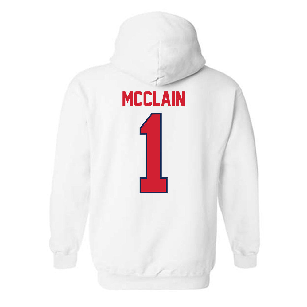 Belmont - NCAA Men's Basketball : Nicolas McClain - Classic Shersey Hooded Sweatshirt-1