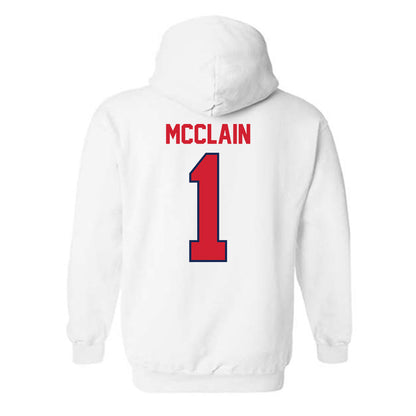 Belmont - NCAA Men's Basketball : Nicolas McClain - Classic Shersey Hooded Sweatshirt-1