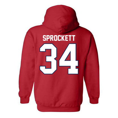 Belmont - NCAA Baseball : Mike Sprockett - Classic Shersey Hooded Sweatshirt-1