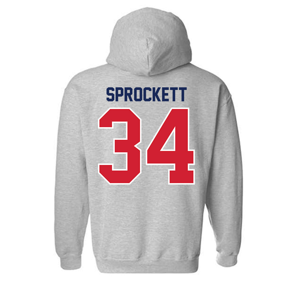 Belmont - NCAA Baseball : Mike Sprockett - Classic Shersey Hooded Sweatshirt-1