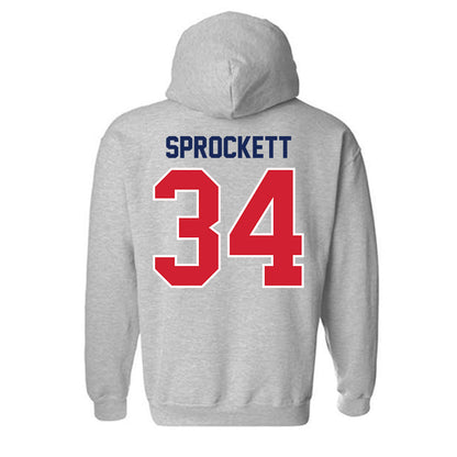 Belmont - NCAA Baseball : Mike Sprockett - Classic Shersey Hooded Sweatshirt-1