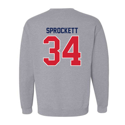 Belmont - NCAA Baseball : Mike Sprockett - Classic Shersey Crewneck Sweatshirt-1