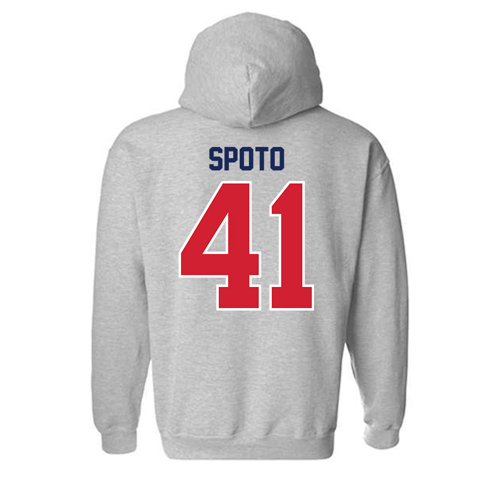 Belmont - NCAA Baseball : Dean Spoto - Classic Shersey Hooded Sweatshirt-1