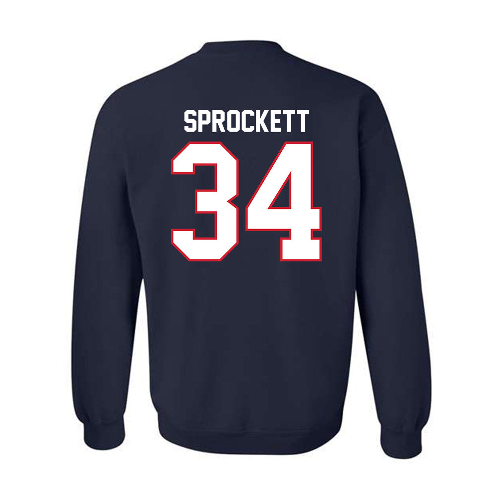 Belmont - NCAA Baseball : Mike Sprockett - Classic Shersey Crewneck Sweatshirt-1