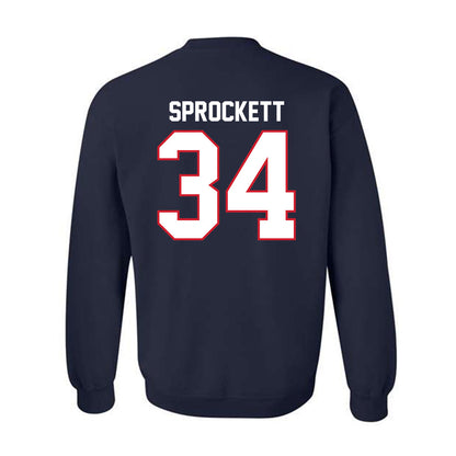 Belmont - NCAA Baseball : Mike Sprockett - Classic Shersey Crewneck Sweatshirt-1