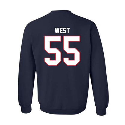 Belmont - NCAA Women's Basketball : Leah West - Classic Shersey Crewneck Sweatshirt-1