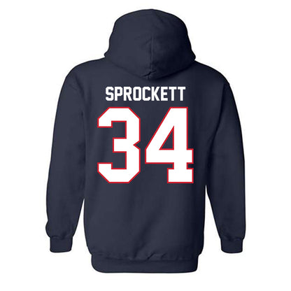 Belmont - NCAA Baseball : Mike Sprockett - Classic Shersey Hooded Sweatshirt-1