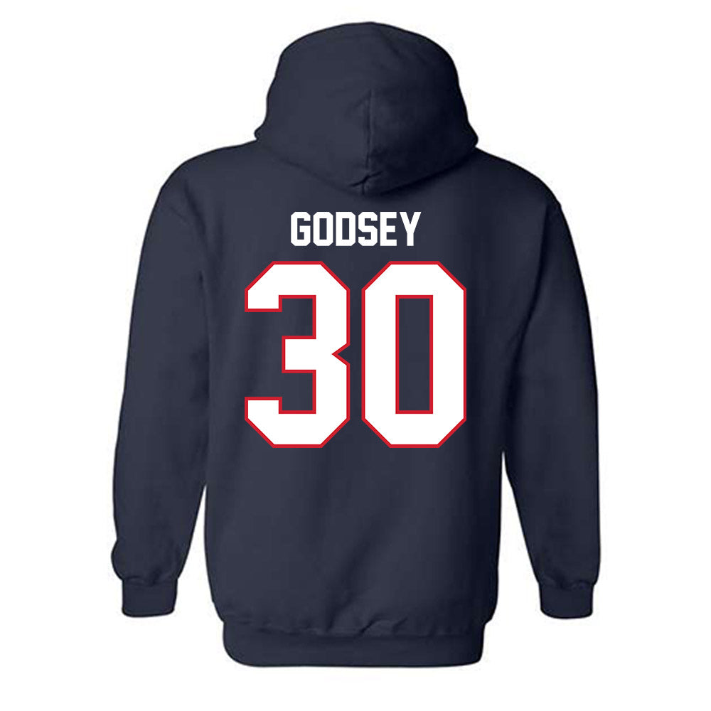 Belmont - NCAA Baseball : Landon Godsey - Classic Shersey Hooded Sweatshirt-1