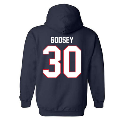 Belmont - NCAA Baseball : Landon Godsey - Classic Shersey Hooded Sweatshirt-1