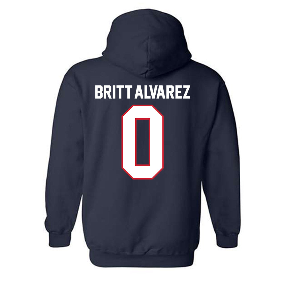 Belmont - NCAA Men's Tennis : Diego Britt-Alvarez - Classic Shersey Hooded Sweatshirt-1