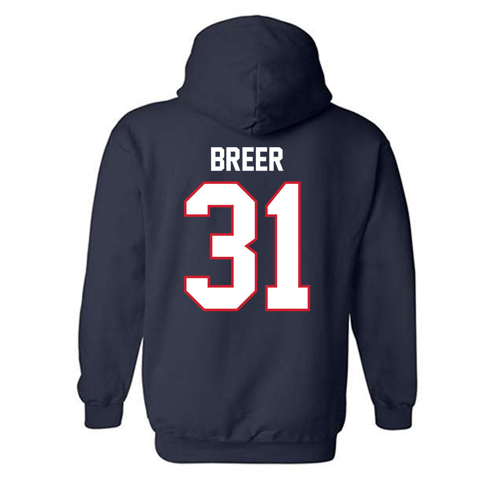 Belmont - NCAA Softball : Ryan Breer - Classic Shersey Hooded Sweatshirt-1
