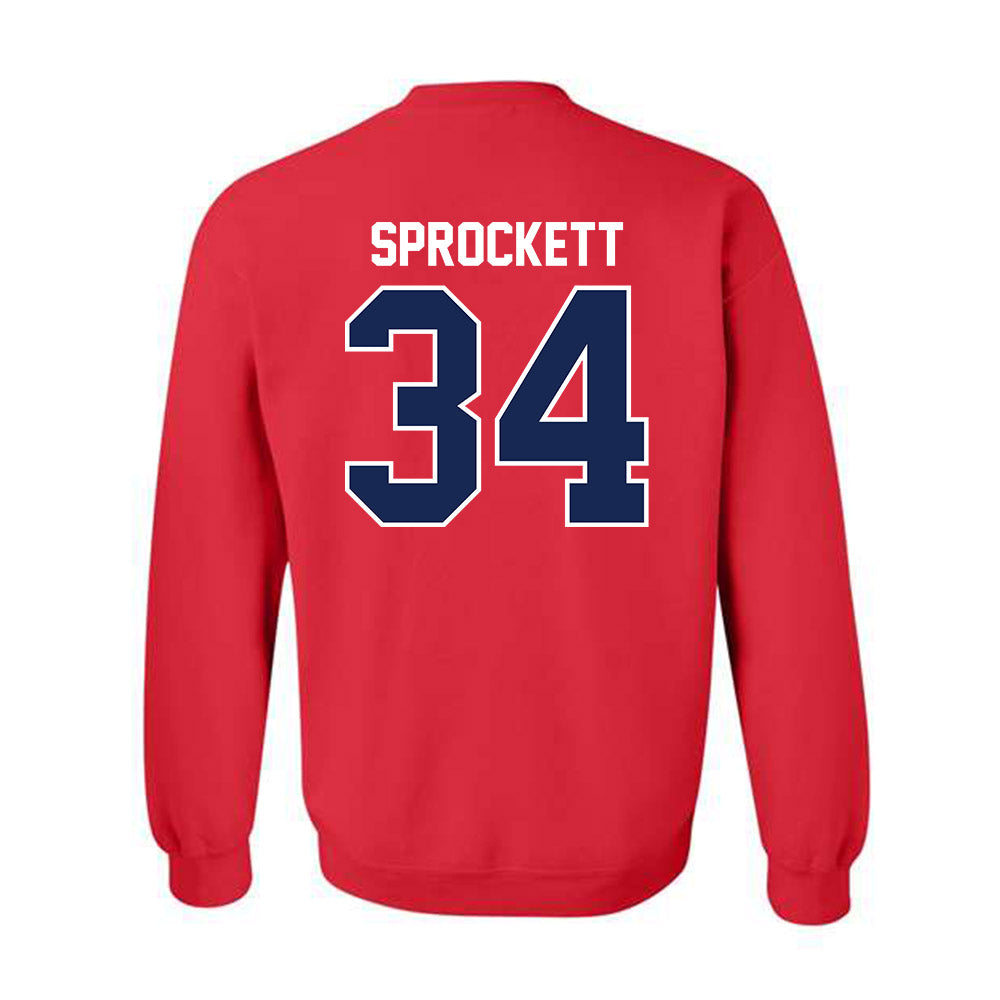 Belmont - NCAA Baseball : Mike Sprockett - Classic Shersey Crewneck Sweatshirt-1