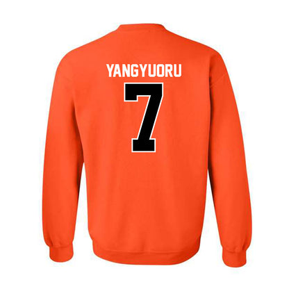 Pacific - NCAA Men's Soccer : Josephat Yangyuoru - Classic Shersey Crewneck Sweatshirt-1