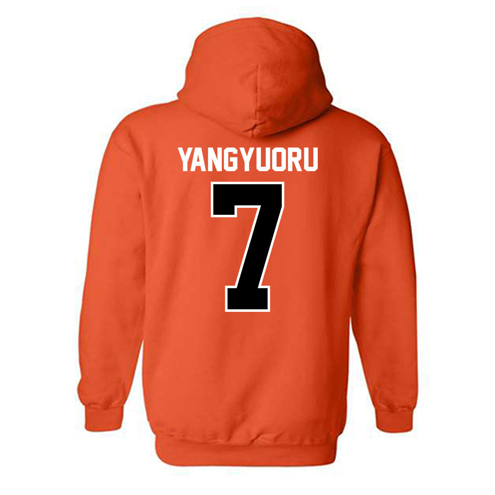 Pacific - NCAA Men's Soccer : Josephat Yangyuoru - Classic Shersey Hooded Sweatshirt-1