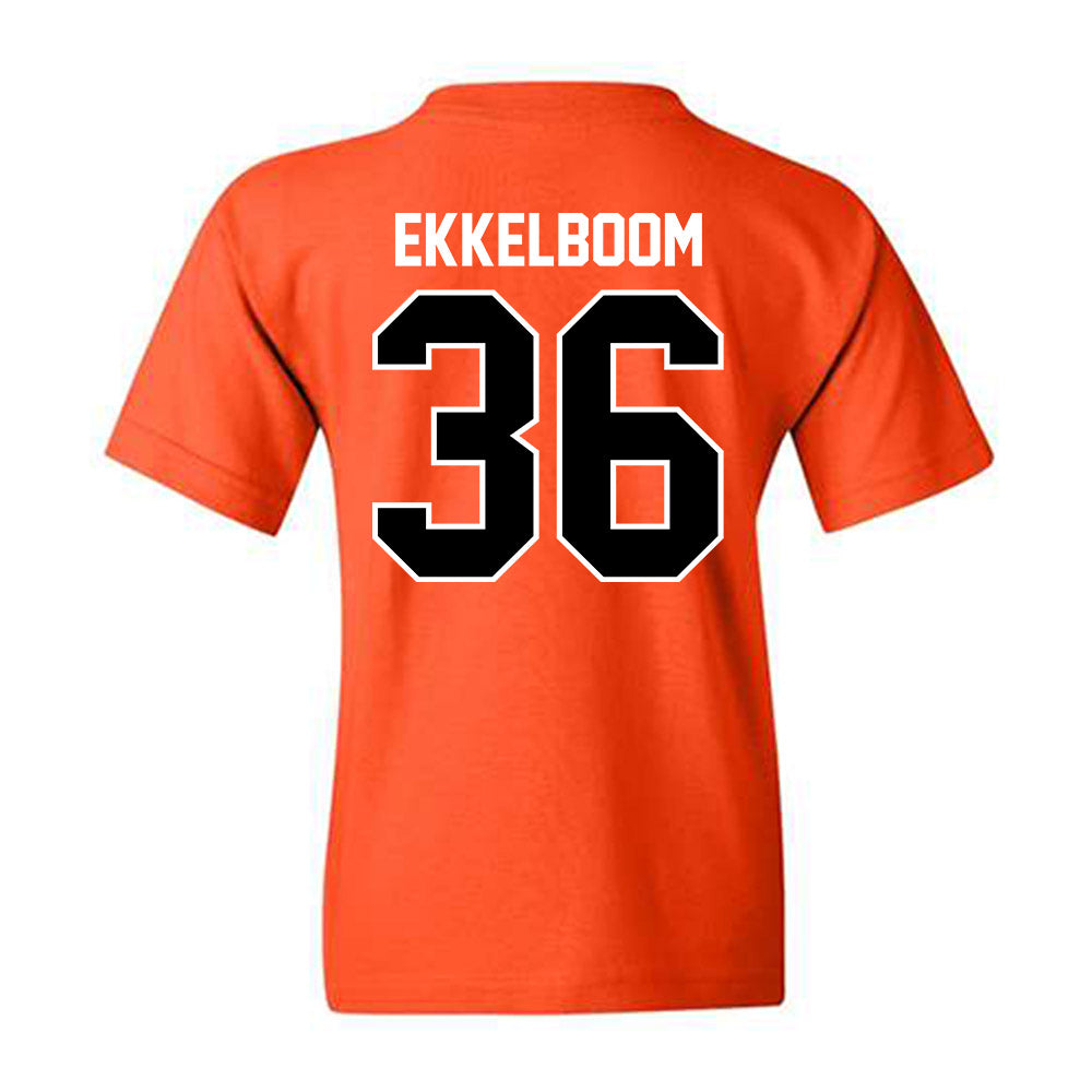 Pacific - NCAA Baseball : Jaren Ekkelboom - Classic Shersey Youth T-Shirt-1