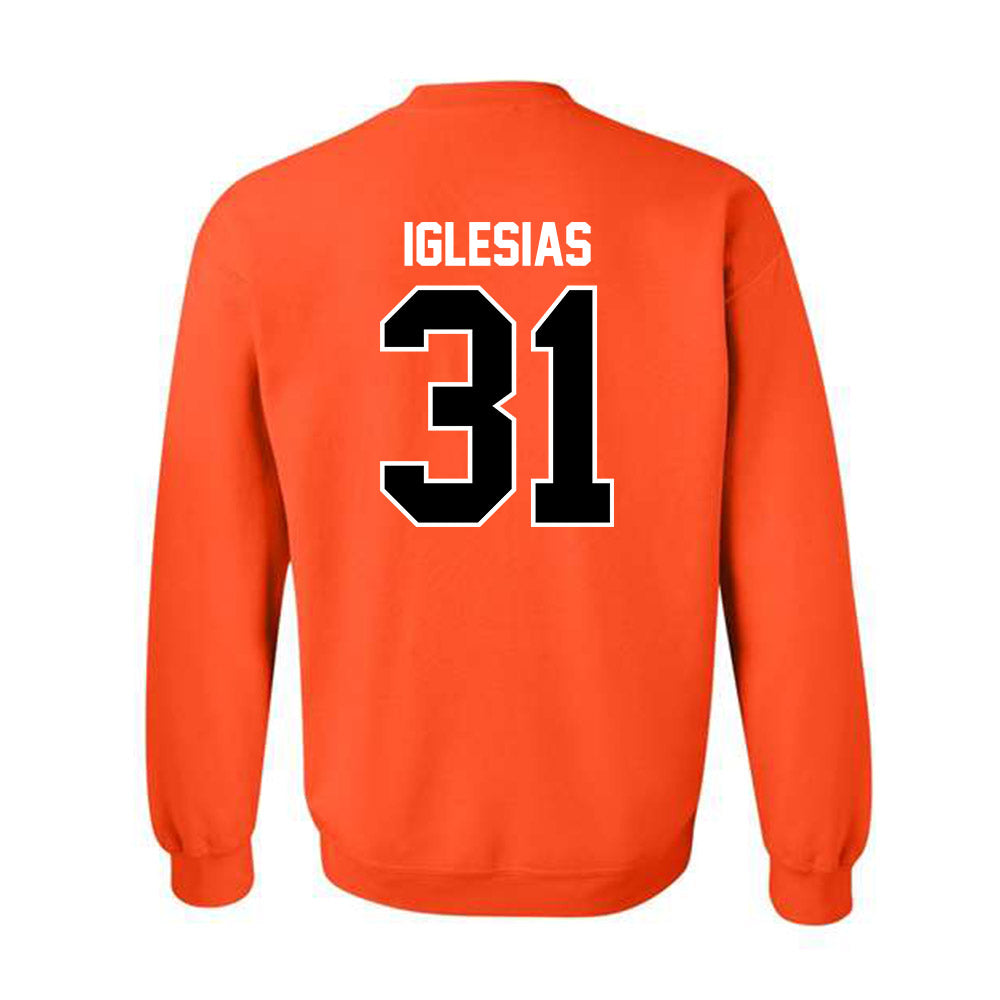 Pacific - NCAA Baseball : Justin Iglesias - Classic Shersey Crewneck Sweatshirt-1