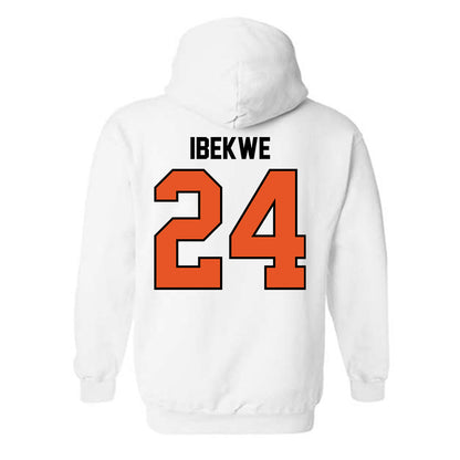 Pacific - NCAA Men's Basketball : KC Ibekwe - Classic Shersey Hooded Sweatshirt-1