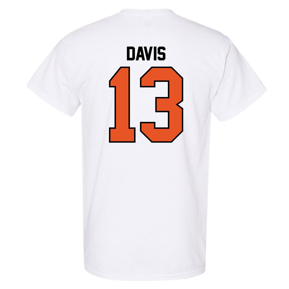 Pacific - NCAA Baseball : Diego Davis - Classic Shersey T-Shirt-1