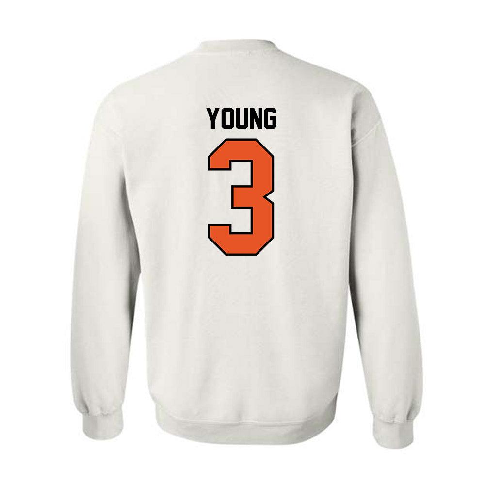 Pacific - NCAA Men's Basketball : Carlsheon Young - Classic Shersey Crewneck Sweatshirt-1