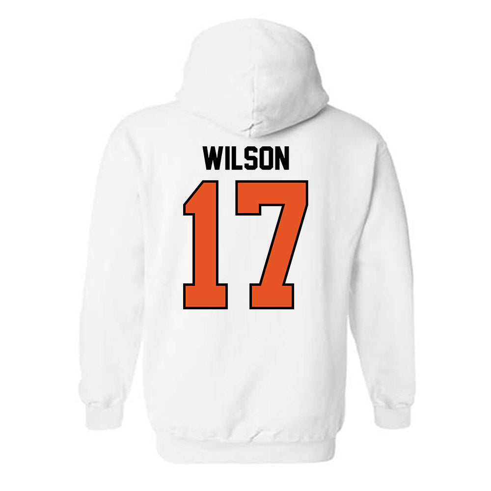 Pacific - NCAA Baseball : Brady Wilson - Classic Shersey Hooded Sweatshirt-1