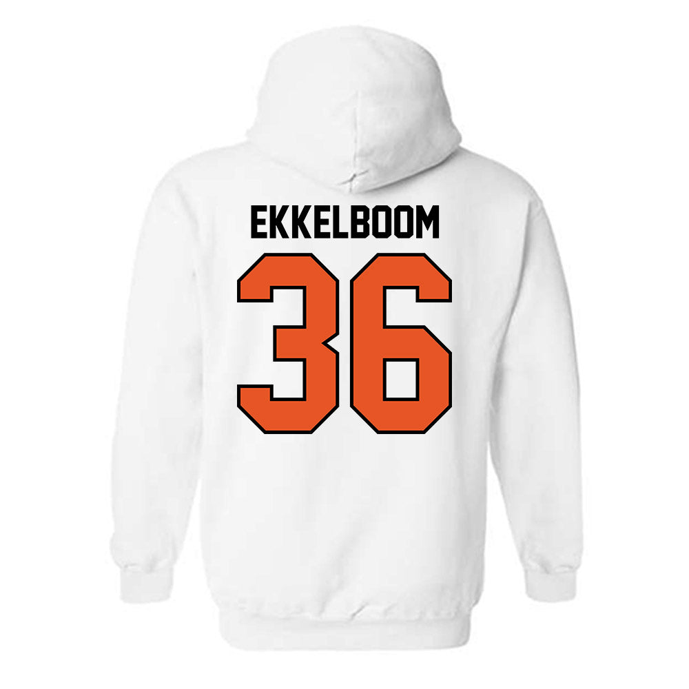 Pacific - NCAA Baseball : Jaren Ekkelboom - Classic Shersey Hooded Sweatshirt-1