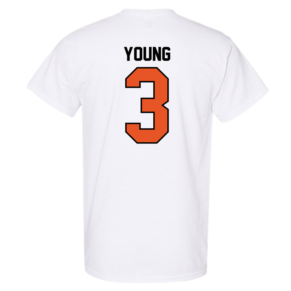 Pacific - NCAA Men's Basketball : Carlsheon Young - Classic Shersey T-Shirt-1