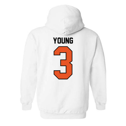 Pacific - NCAA Men's Basketball : Carlsheon Young - Classic Shersey Hooded Sweatshirt-1