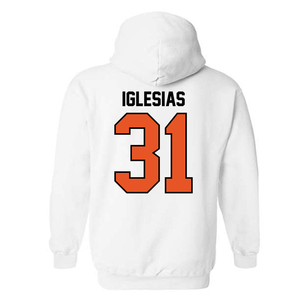 Pacific - NCAA Baseball : Justin Iglesias - Classic Shersey Hooded Sweatshirt-1