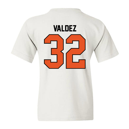 Pacific - NCAA Baseball : Elias Valdez - Classic Shersey Youth T-Shirt-1