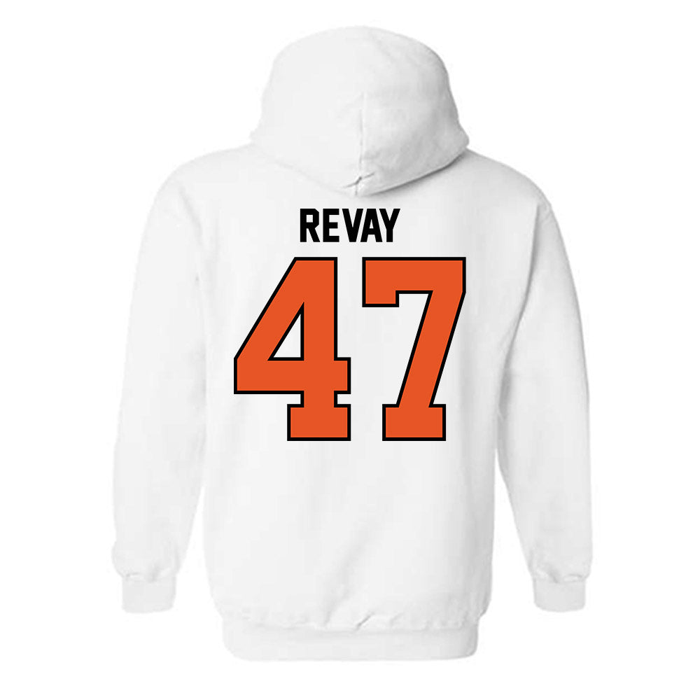 Pacific - NCAA Baseball : Carson Revay - Classic Shersey Hooded Sweatshirt-1