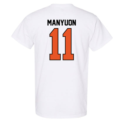 Pacific - NCAA Men's Basketball : Emmanuel Manyuon - Classic Shersey T-Shirt-1