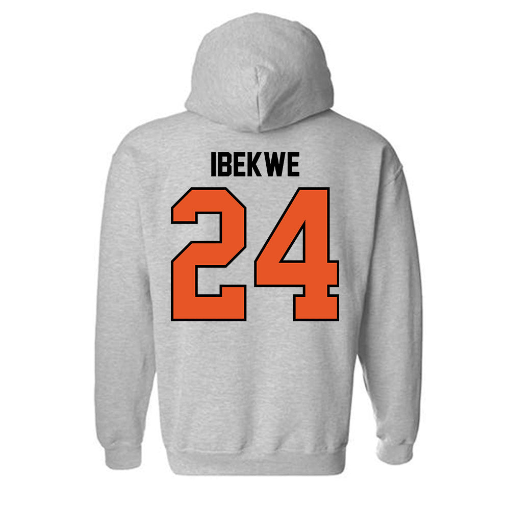 Pacific - NCAA Men's Basketball : KC Ibekwe - Classic Shersey Hooded Sweatshirt-1