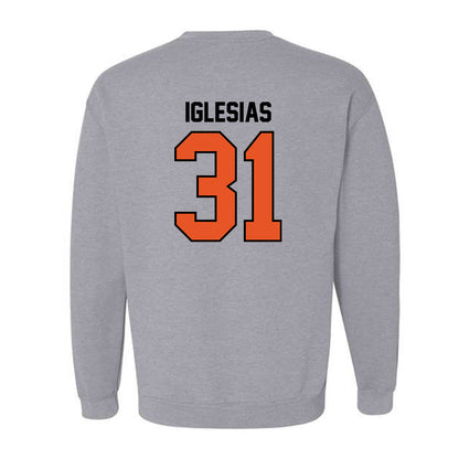 Pacific - NCAA Baseball : Justin Iglesias - Classic Shersey Crewneck Sweatshirt-1