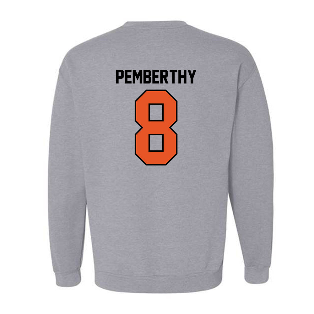 Pacific - NCAA Men's Water Polo : Manuel Pemberthy - Classic Shersey Crewneck Sweatshirt-1