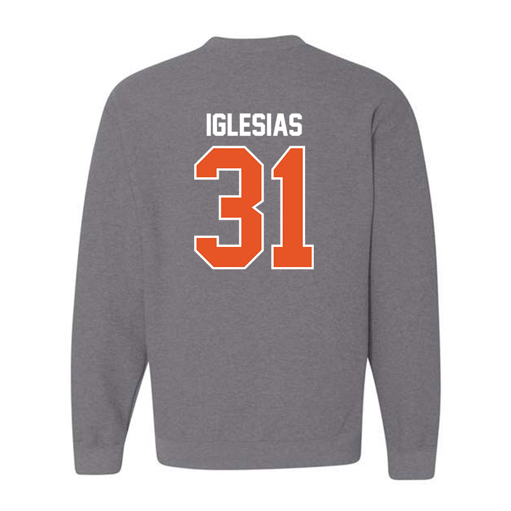 Pacific - NCAA Baseball : Justin Iglesias - Classic Shersey Crewneck Sweatshirt-1