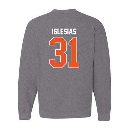 Pacific - NCAA Baseball : Justin Iglesias - Classic Shersey Crewneck Sweatshirt-1