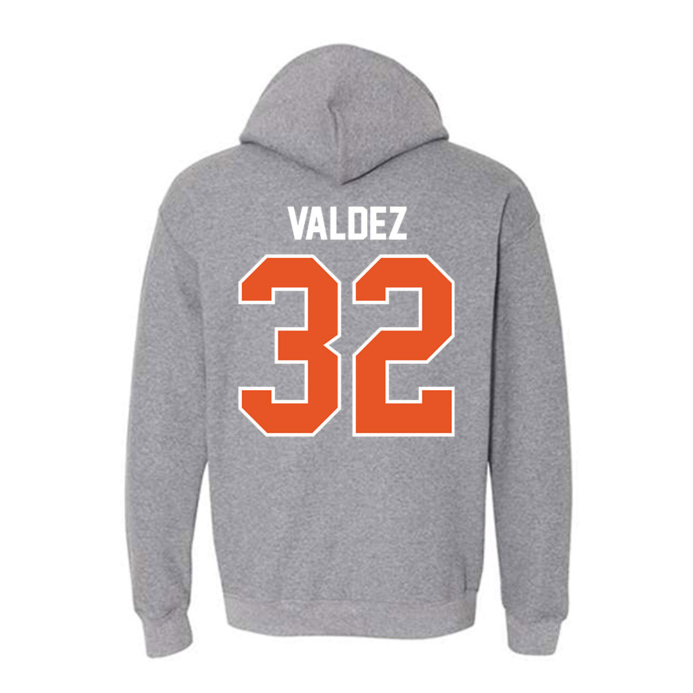 Pacific - NCAA Baseball : Elias Valdez - Classic Shersey Hooded Sweatshirt-1
