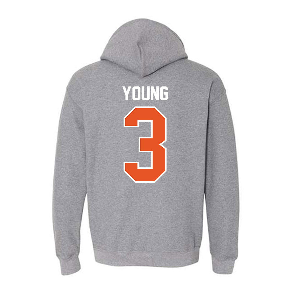 Pacific - NCAA Men's Basketball : Carlsheon Young - Classic Shersey Hooded Sweatshirt-1