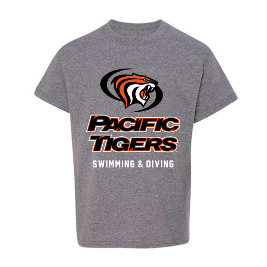 Pacific - NCAA Men's Swimming & Diving : Freddie Cumming - Classic Shersey Youth T-Shirt-0