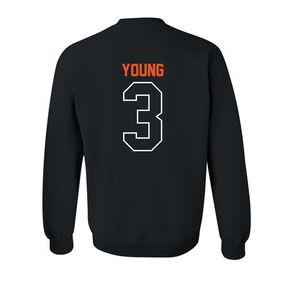 Pacific - NCAA Men's Basketball : Carlsheon Young - Classic Shersey Crewneck Sweatshirt-1