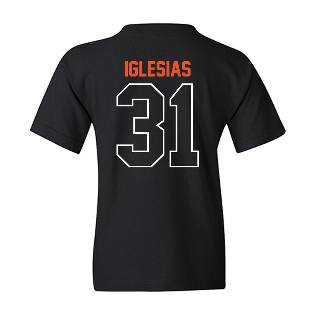 Pacific - NCAA Baseball : Justin Iglesias - Classic Shersey Youth T-Shirt-1