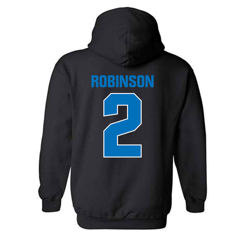 Saint Peter's - NCAA Men's Basketball : Tj Robinson - Classic Shersey Hooded Sweatshirt-1
